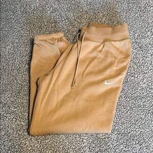 Nike Womens Camel Joggers Size Med